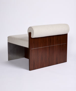 Building Blocks Lounge Chair Walnut