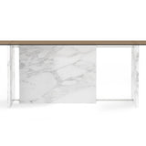 Segment Dining Table, Glass Top