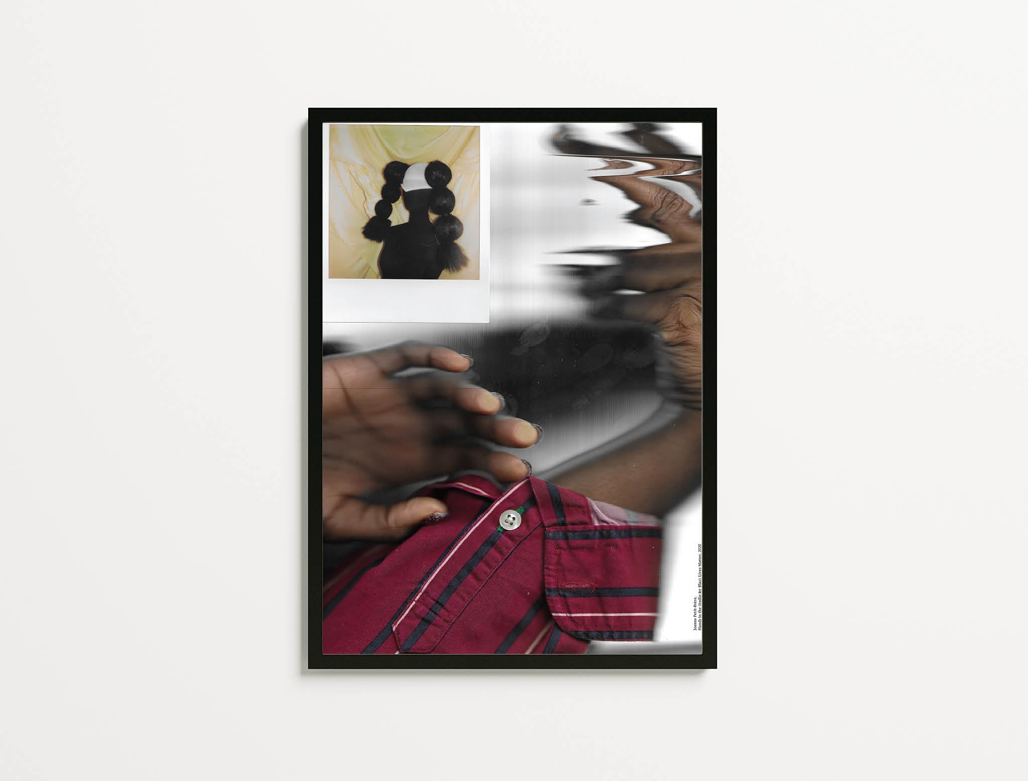 Hands In The Studio For All, Black Lives Matter, Print Ain't Dead Edition - Of Original Work, Studio Hands #2 (Featuring Polaroid Of "Bomb Duality" Crown), 2020