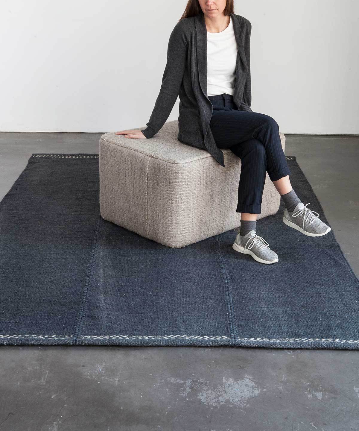 Mia Rug in Navy by nanimarquina | TRNK